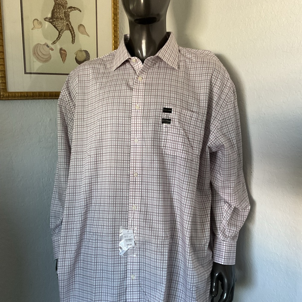 Pronto Uomo Lavender Plaid Button Down Shirt